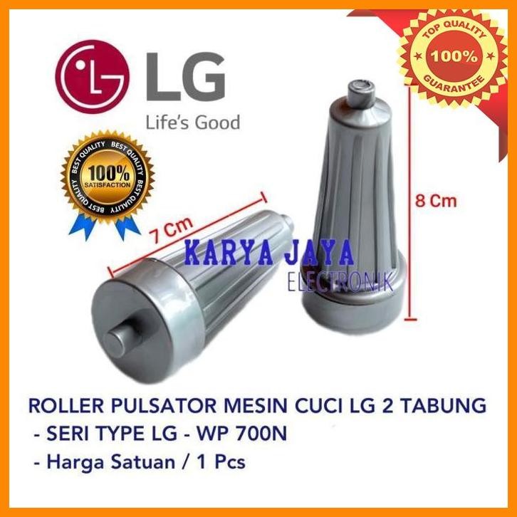 [KJE] ROLLER PULSATOR MESIN CUCI LG SERI WP 700N / RODA MESIN CUCI LG 2 TABUNG