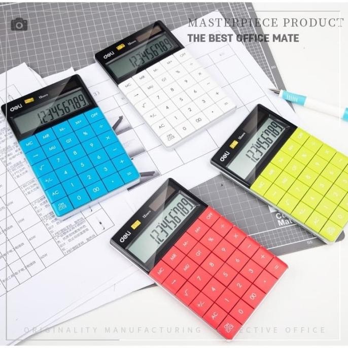 

TERMURAH - Deli E1589 Calculator Desktop Kalkulator Stylish Office 1589 Kantor