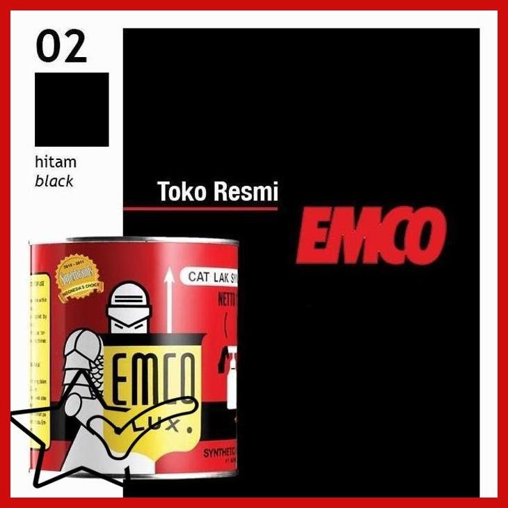 [SWM] Emco Lux Cat Kayu & Besi 1kg - Hitam