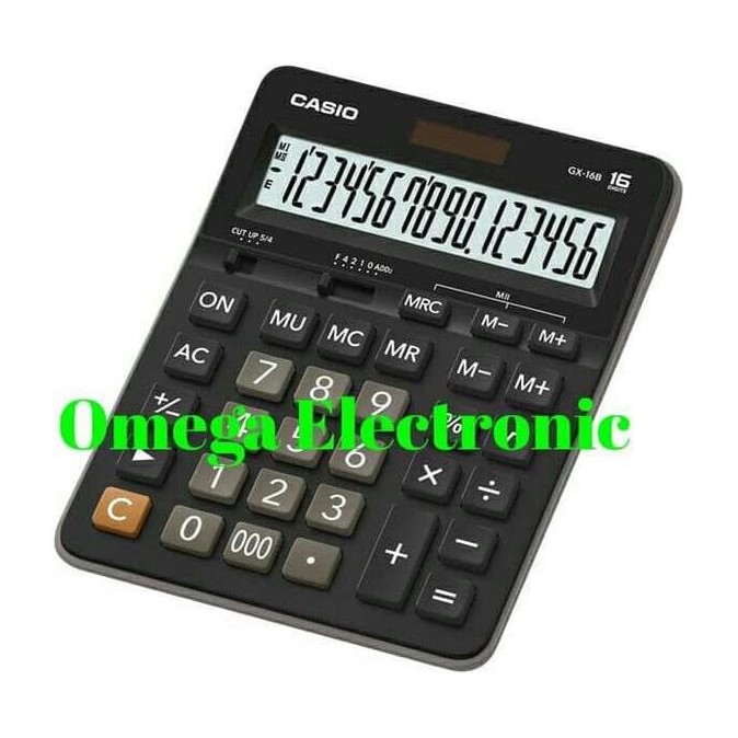 

BEBAS ONGKIR - Casio GX 16B - Calculator Desktop Kalkulator Meja Kantor Office GX-16B