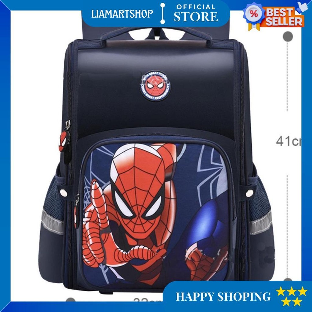 Wwh16 Tas Anak Sekolah Sd Ransel Spiderman Captain Backpack Murah Ktm D Termurah