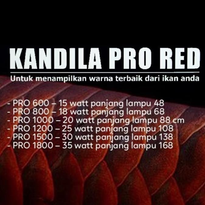 Sale Lampu Aquarium Kandila Pro Red View Pro-800