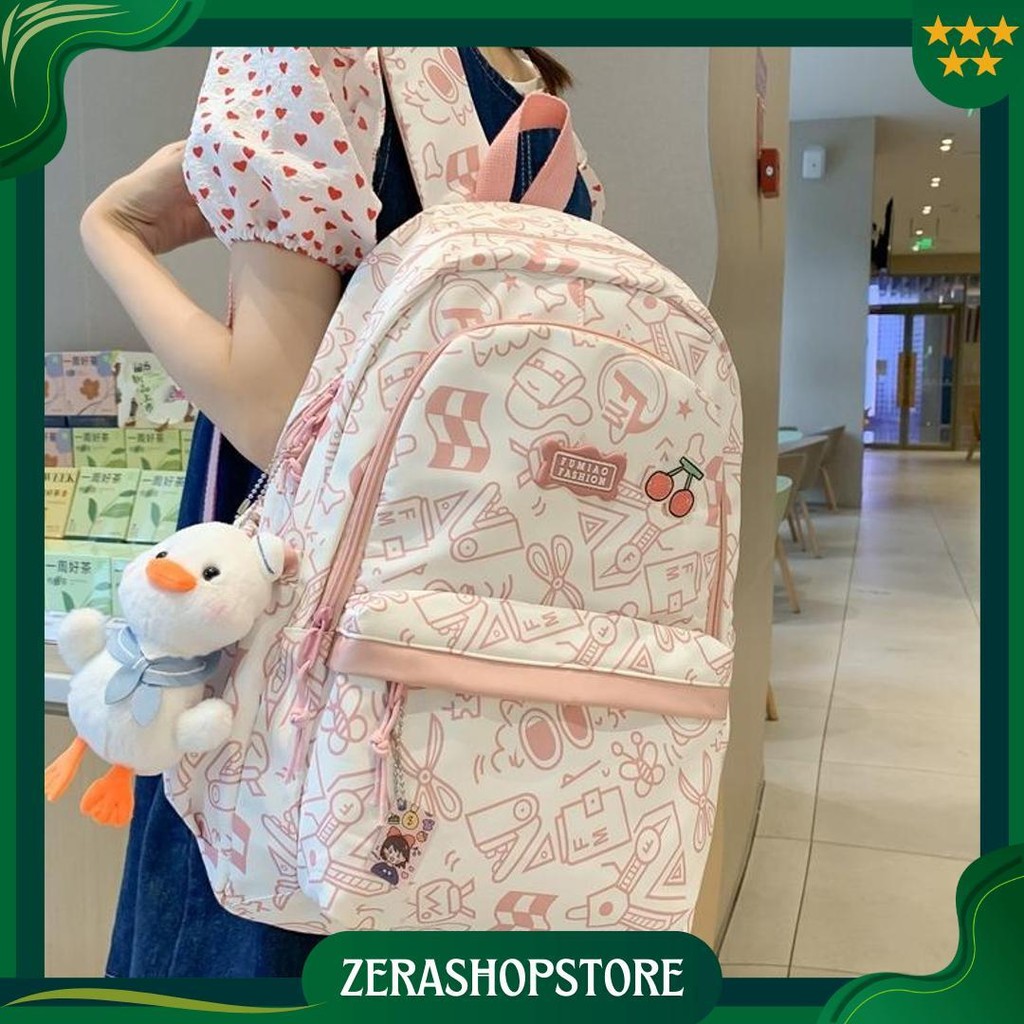 Buzzbag - Tas Ransel Sekolah Wanita Ransel Sekolah Korean Style Wanita Tas Sekolah Lucu Korean Style