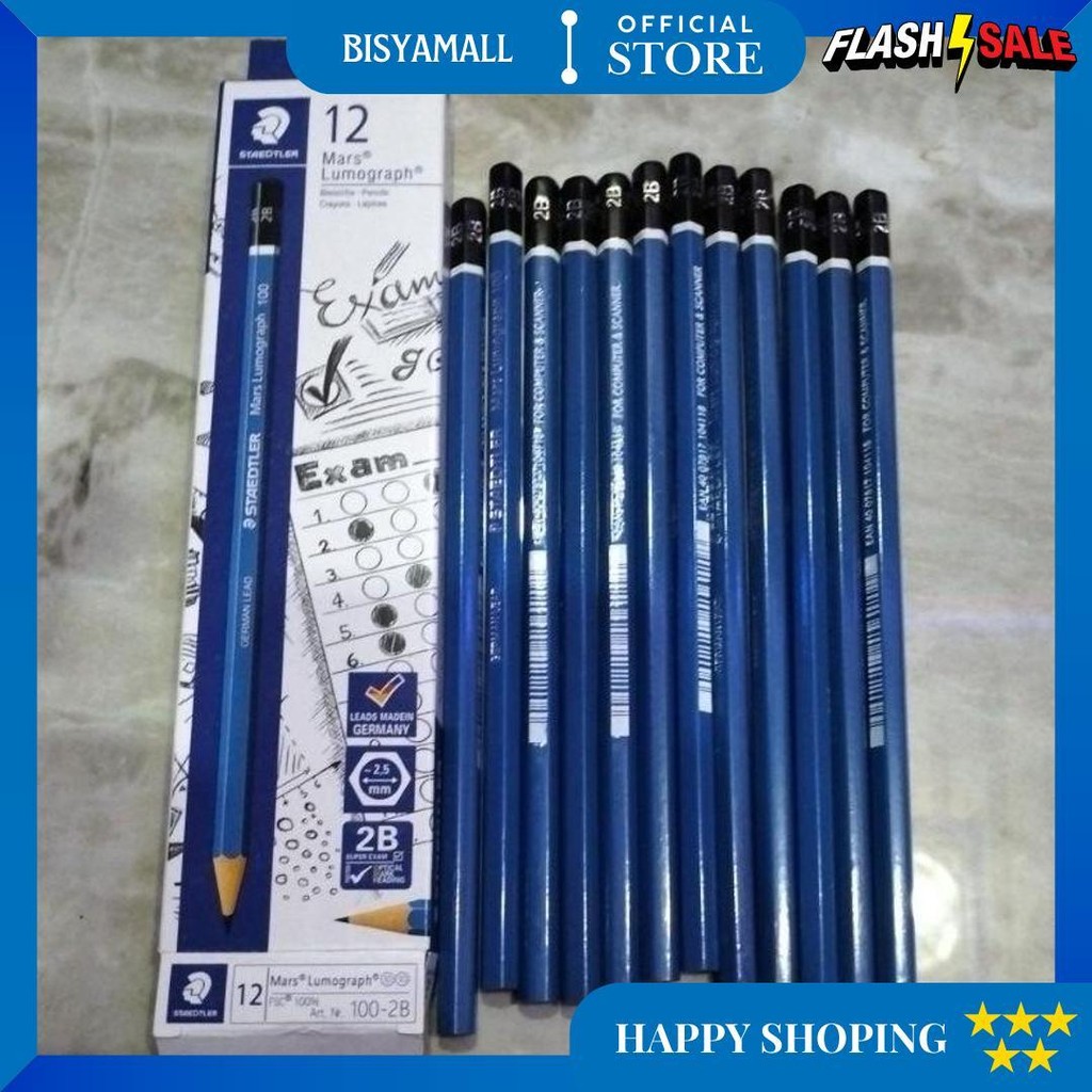 

Pensil 2B Faber Castell ( 1 Pack Isi 12 Pensil ) D Gratis Ongkir