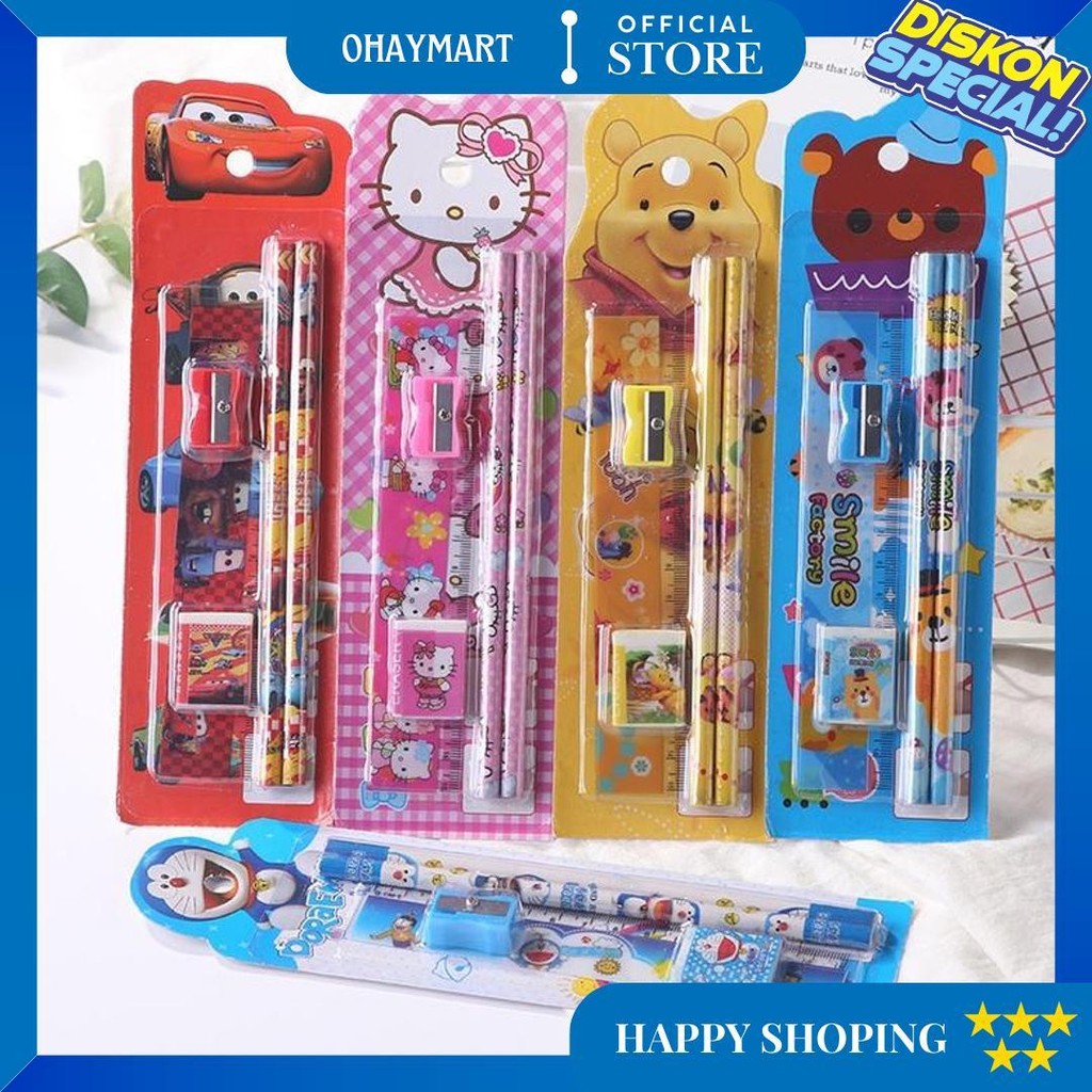 

Gratis Ongkir - S5686 Stationary Set 5 In 1 Karakter / Alat Tulis Sekolah / Paket Alat Tulis / Mini Stationary / Set Alat Tulis Pensil D Sale