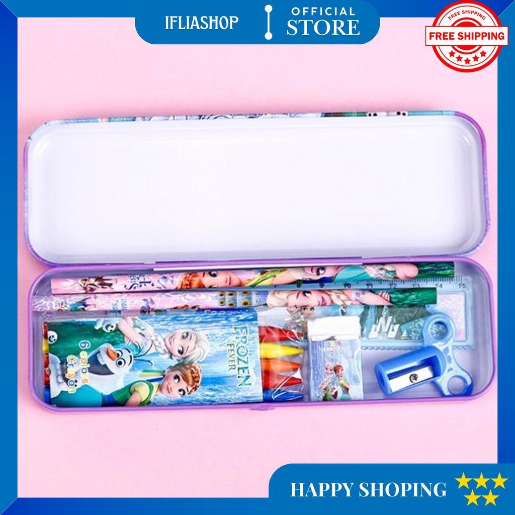 

Cod - S5982 Set Alat Tulis 8 In 1 / Set Alat Tulis Anak Motif Kartun / Set Alat Tulis 8 In 1 Lucu / Stationery Set 8 In 1 Lucu D Termurah