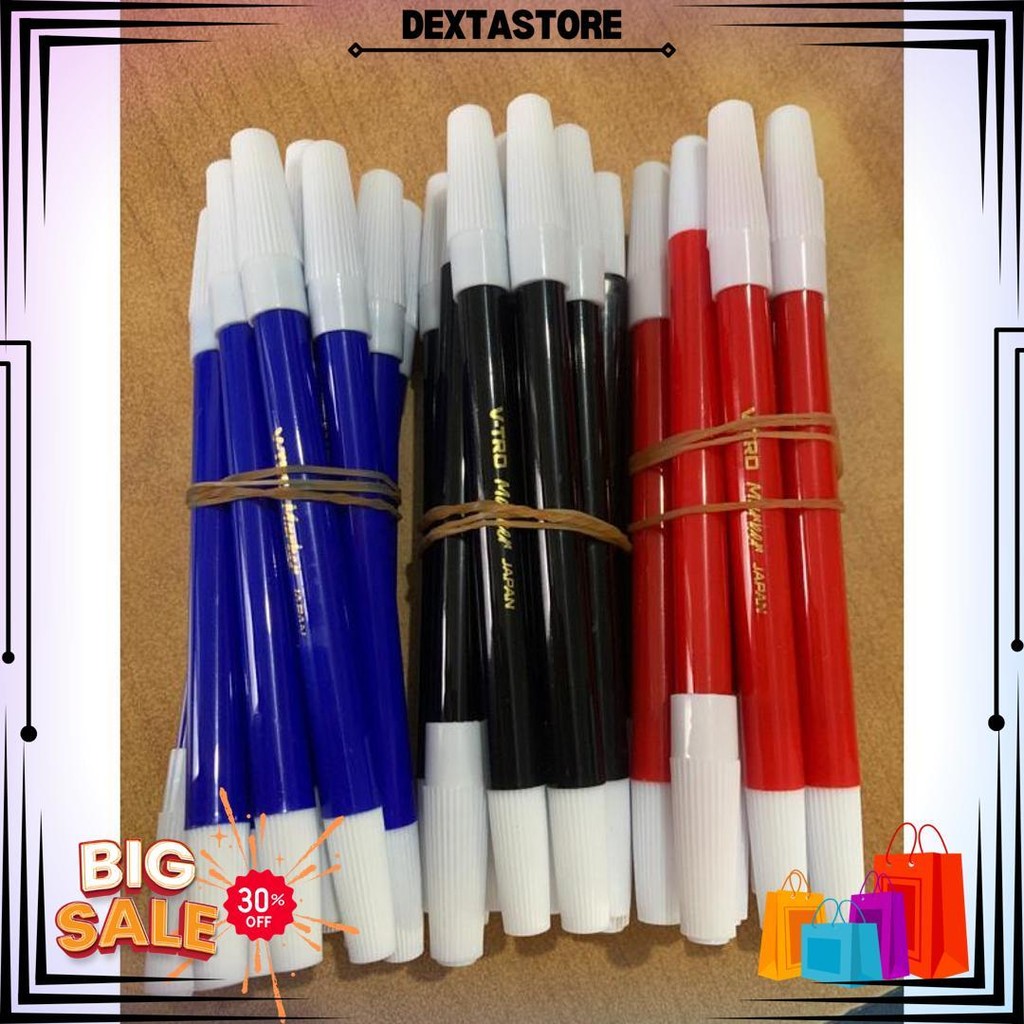 

(12Pcs) Spidol Kecil Vtro/Gm/Sieco Warna Acak D Promo 4.4