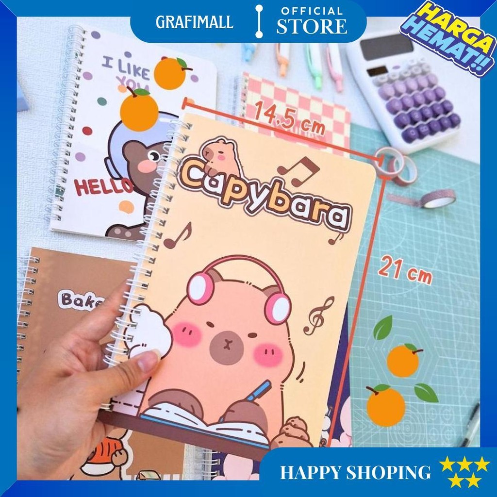 

Notebook A5 With Many Design / Buku Spiral A5 Dengan Berbagai Macam Motif A5 A5 A5 D Promo 4.4