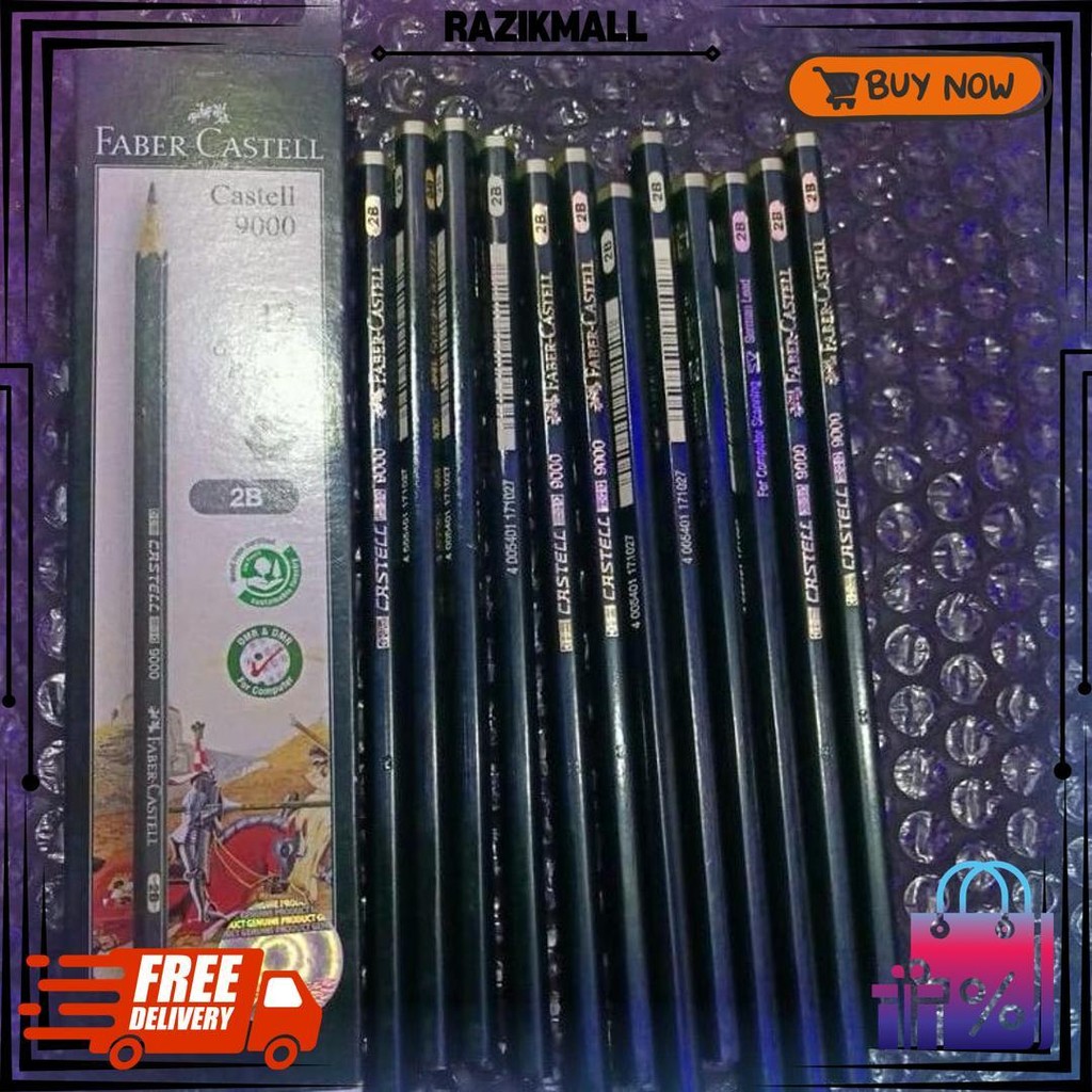 

Pensil Faber Castell (1 Pack Isi 12Pcs) D Gratis Ongkir