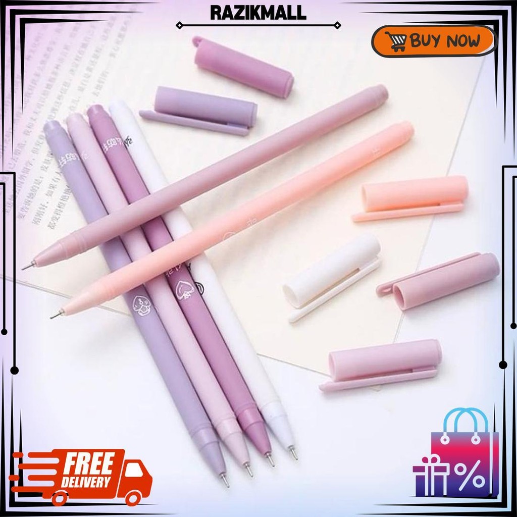 

Pulpen Morandi Set 6Pcs 1 Set 6Pcs Pulpen Gel Aesthetic Polos Warna Pastel Matte 0,5 Mm D Promo 4.4