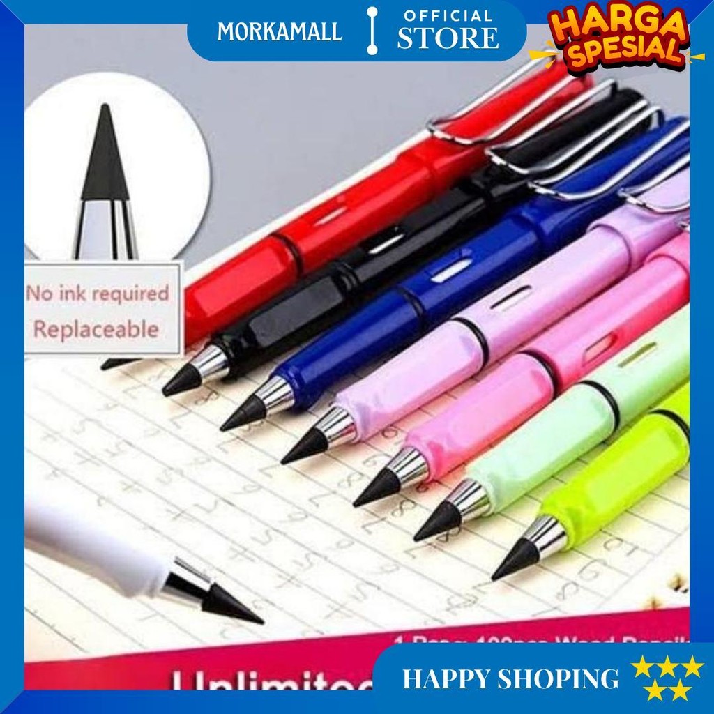 

Yokoso S115 Pensil Eternal + Penghapus Premium Abadi Unlimited Pencil Sketsa Warna D Termurah