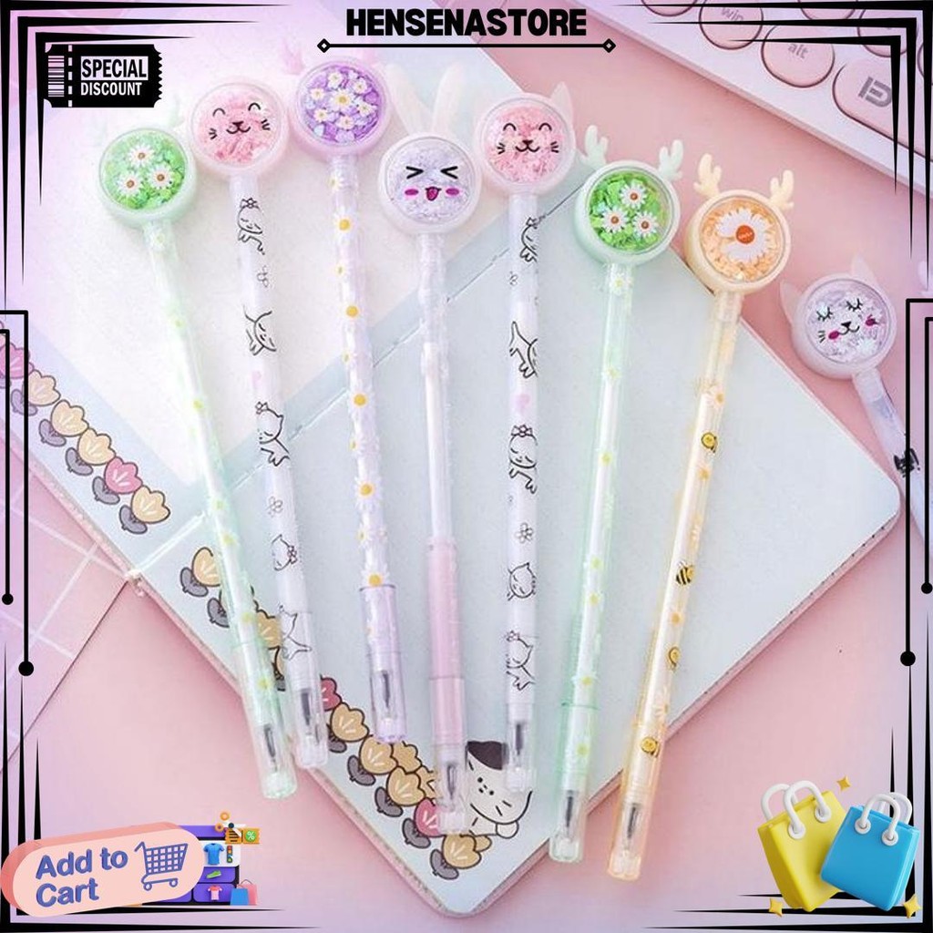 

Pena Karakter Payet Gliter Motif Bunny Lucu Black Ink Gel Pulpen Gel Bolpen Gel Pastel Alat Tulis Karakter Kupu-Kupu Perlengkapan Sekolah Kantor D Gratis Ongkir