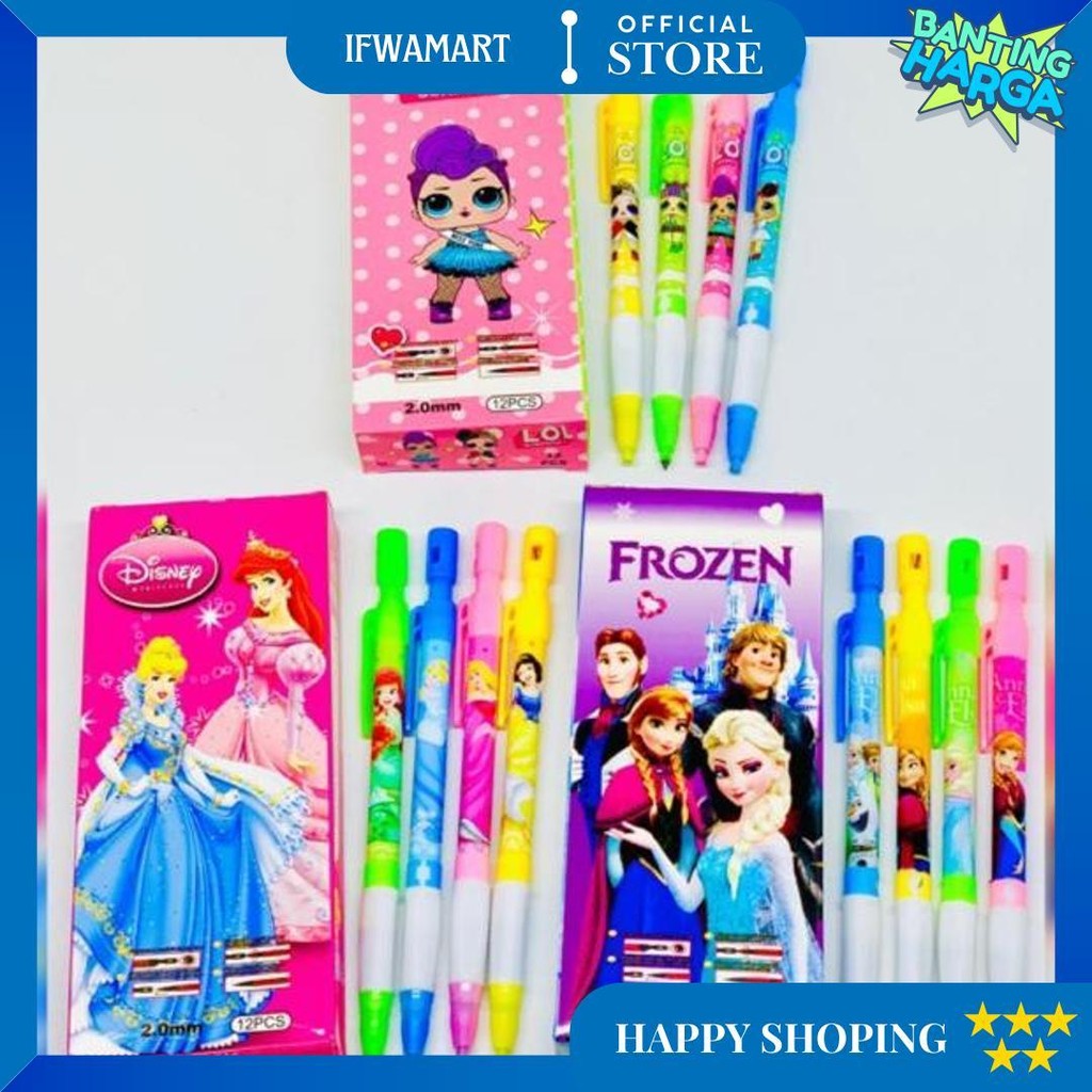 

(1Pcs) Pensil Mekanik Besar Pensil Karakter 2B 2.0 Mm D Sale