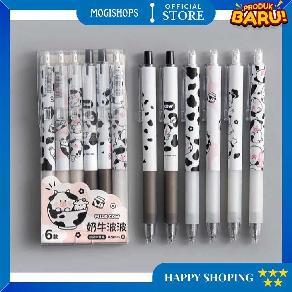 

Set Pulpen Pen Gel 6 Pc / Mekanik Motif Cartoon / Pulpen Gel Mekanik Lucu / Pulpen Aesthetic D Promo 4.4