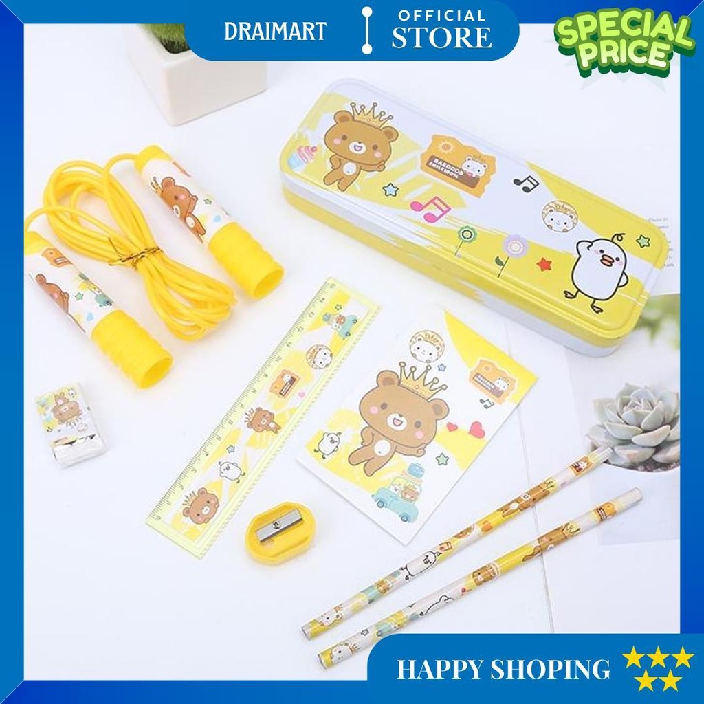 

Stationery Set Isi 8 In 1 Cute Teddy Bear S8016 D Terlaris