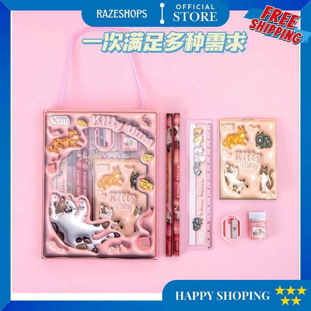 

Pensil Set Sekolah Alat Tulis Kotak Isi 6 Pcs Karakter Lucu D Best Seller