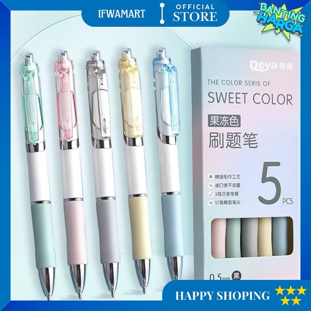 

Moka 1 Set 5Pcs Pulpen Mekanik Sweet Color 0.5Mm Edition Tinta Lebih Banyak Diameter 6Mm Mkp137 D Promo Puncak