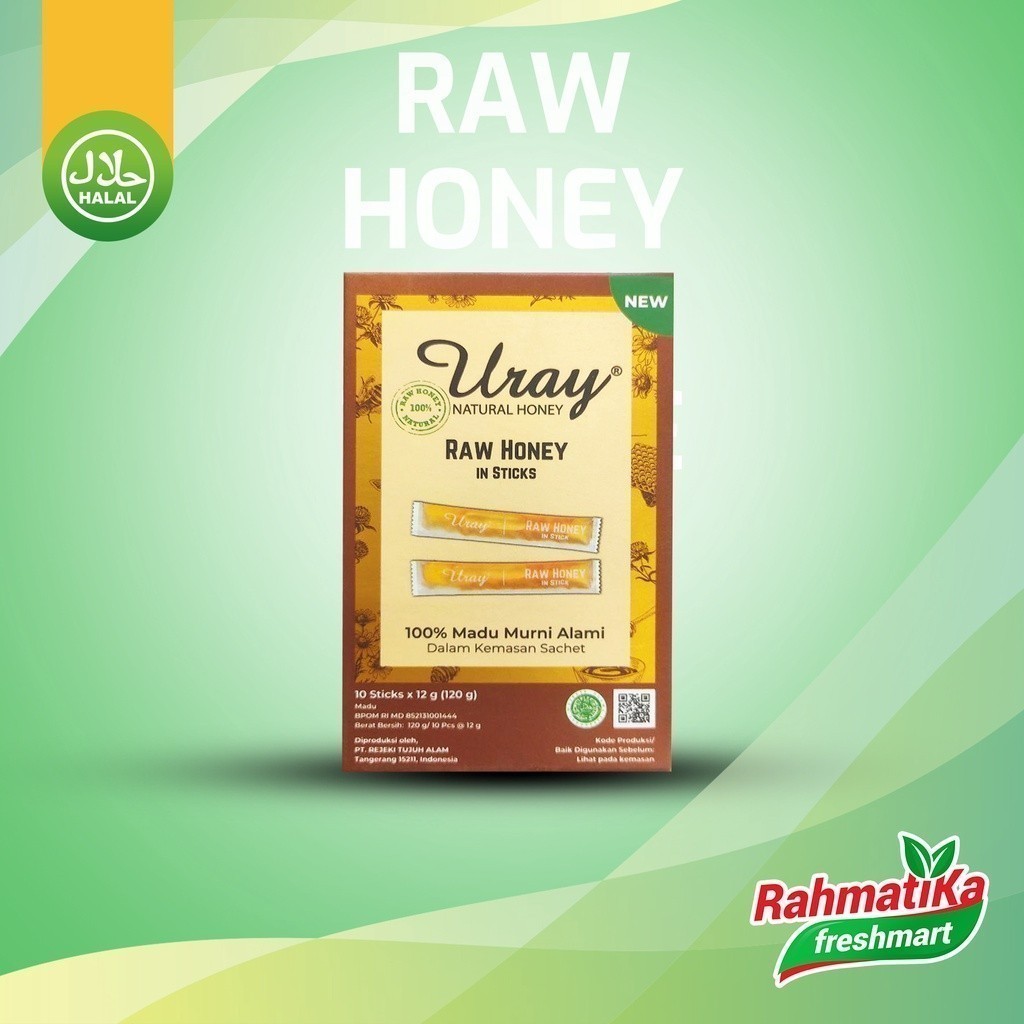 

Madu Uray - Raw Honey 10 Sticks x 12 gr (120 gr)
