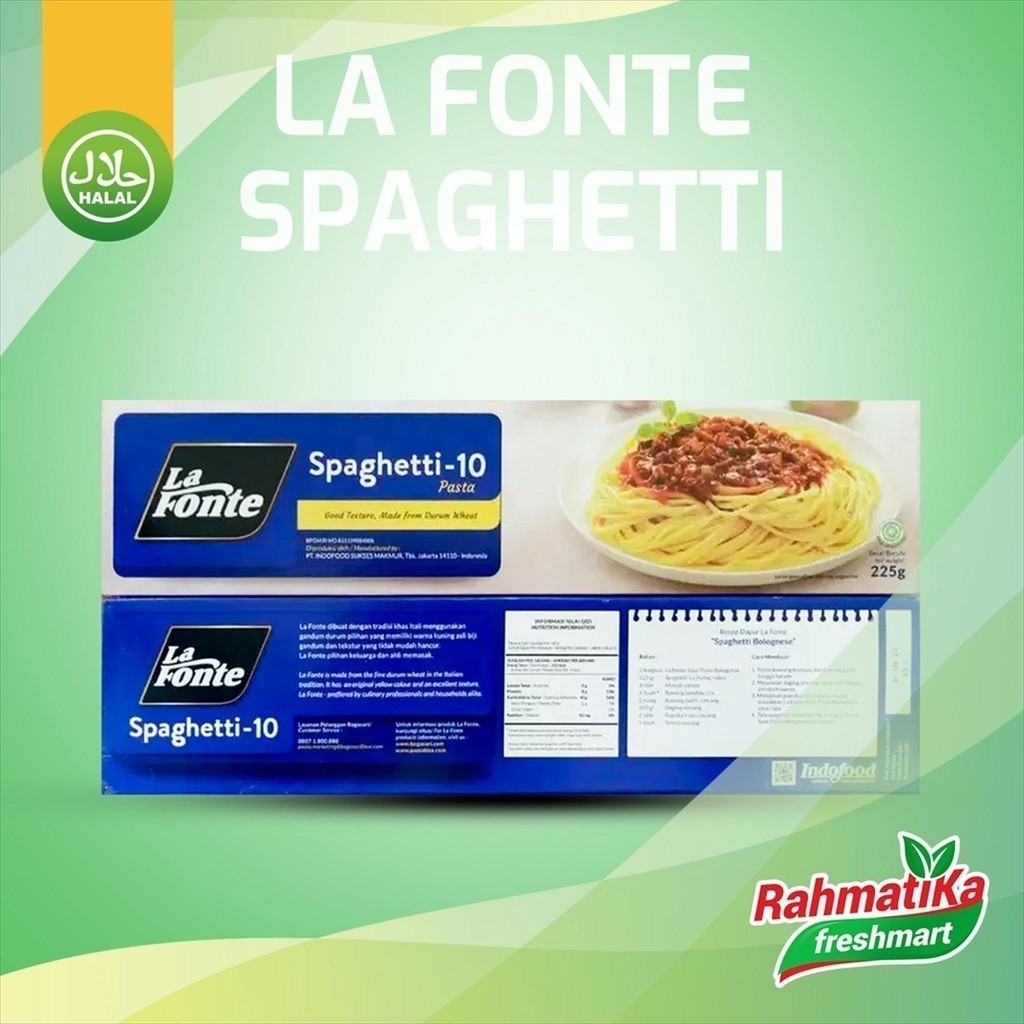 

La Fonte Spaghetti 10 Pasta 225 gr