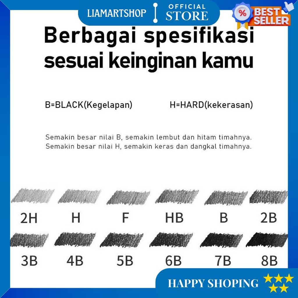 

12 Pcs Charcoal Sketch Pencil Set 2H H F B Hb 2B 3B 4B 5B 6B 7B 8B Pensil Sketsa Set Lengkap D Gratis Ongkir