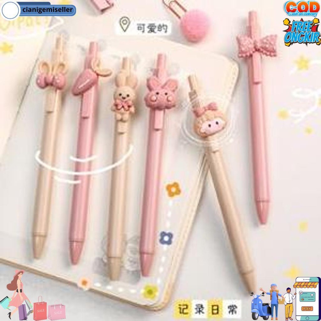 

Pulpen 1Pcs Dan 6Pcs Mekanik Karakter Boneka Lucu / Pulpen Mekanik Karakter Lucu Unik Bs D Promo Puncak