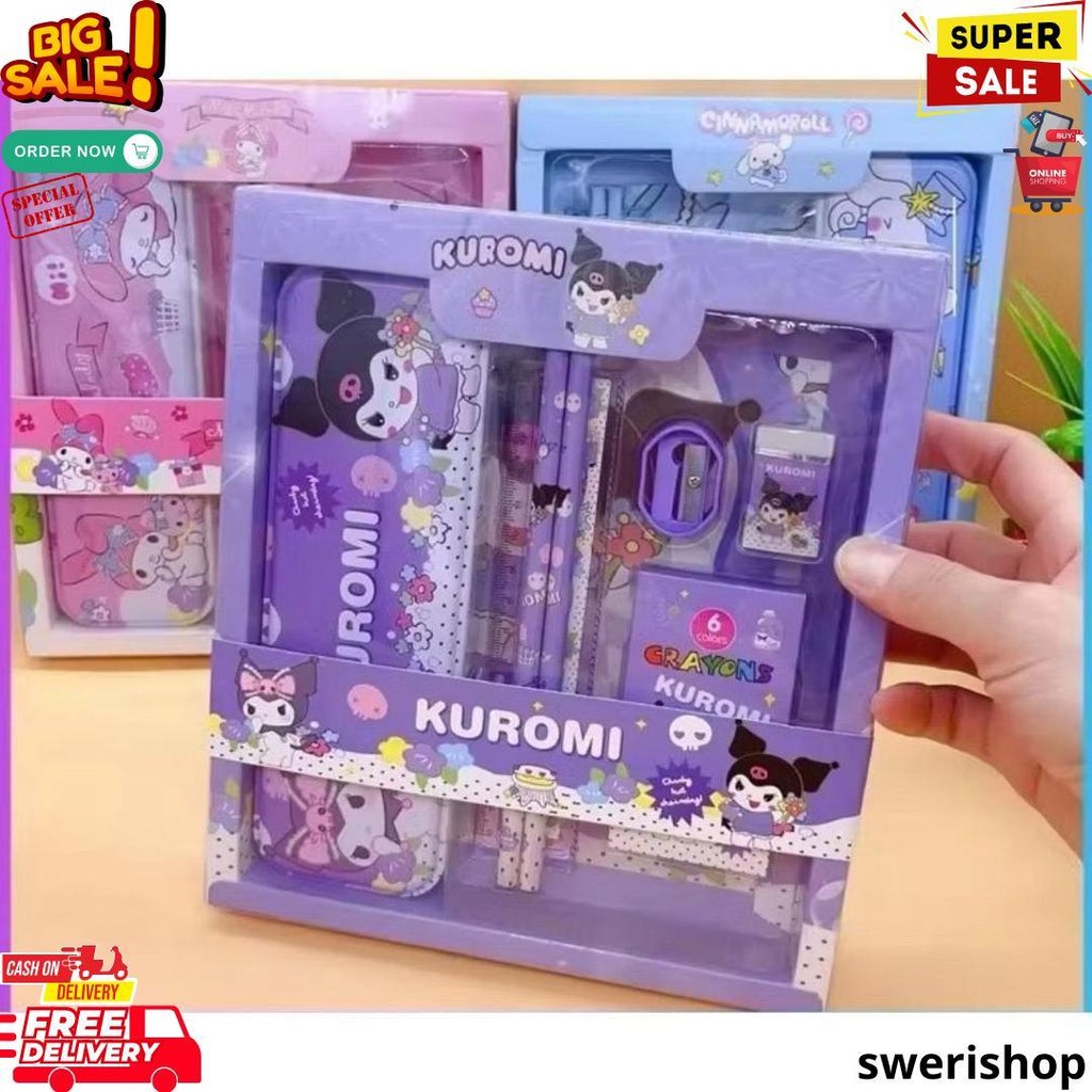 

Kotak Pensil Anak Set 7 In 1 Stationery Hadiah Anak Student Set Alat Tulis Sekolah Karakter Cewek D Cod