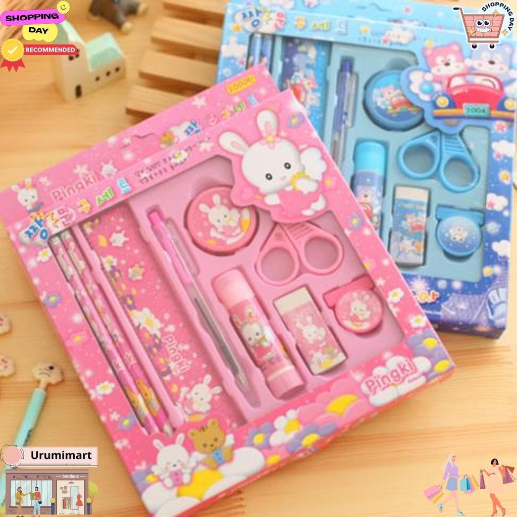 

Paket Alat Tulis Set 9 In 1 Mini Stationery Set Karakter Set Alat Tulis Anak Kado Souvenir D Termurah