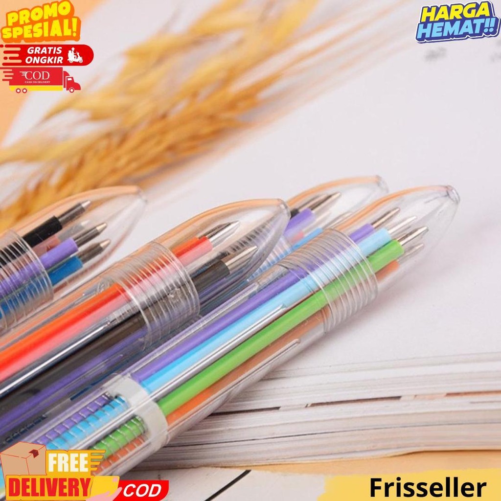 

Tasunik88 Pulpen 6 Color In 1 Ballpoint Pen Office Pena 6 Warna Sekaligus Berwarna Murah S048 D Sale