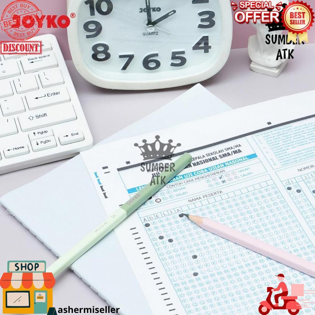 

Pensil Pencil Joyko P-8129 2B 1 Box 12 Pcs Morandi D Gratis Ongkir