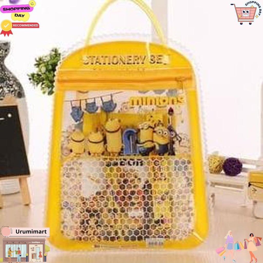 

Mmm Stationery Set 6In1 Free Bag Set Alat Tulis Anak Sekolah Paket Buku Pensil Pena Penghapus Pengaris D Gratis Ongkir