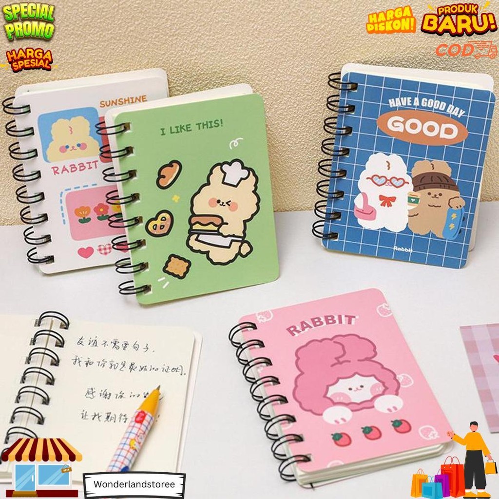 

Paus Biru - Notebook Mini A7 Buku Tulis Sekolah Book Catatan Kecil 50 / 80 Lembar Kartun Stationery Alat Tulis Perlengkapan Sekolah D Termurah