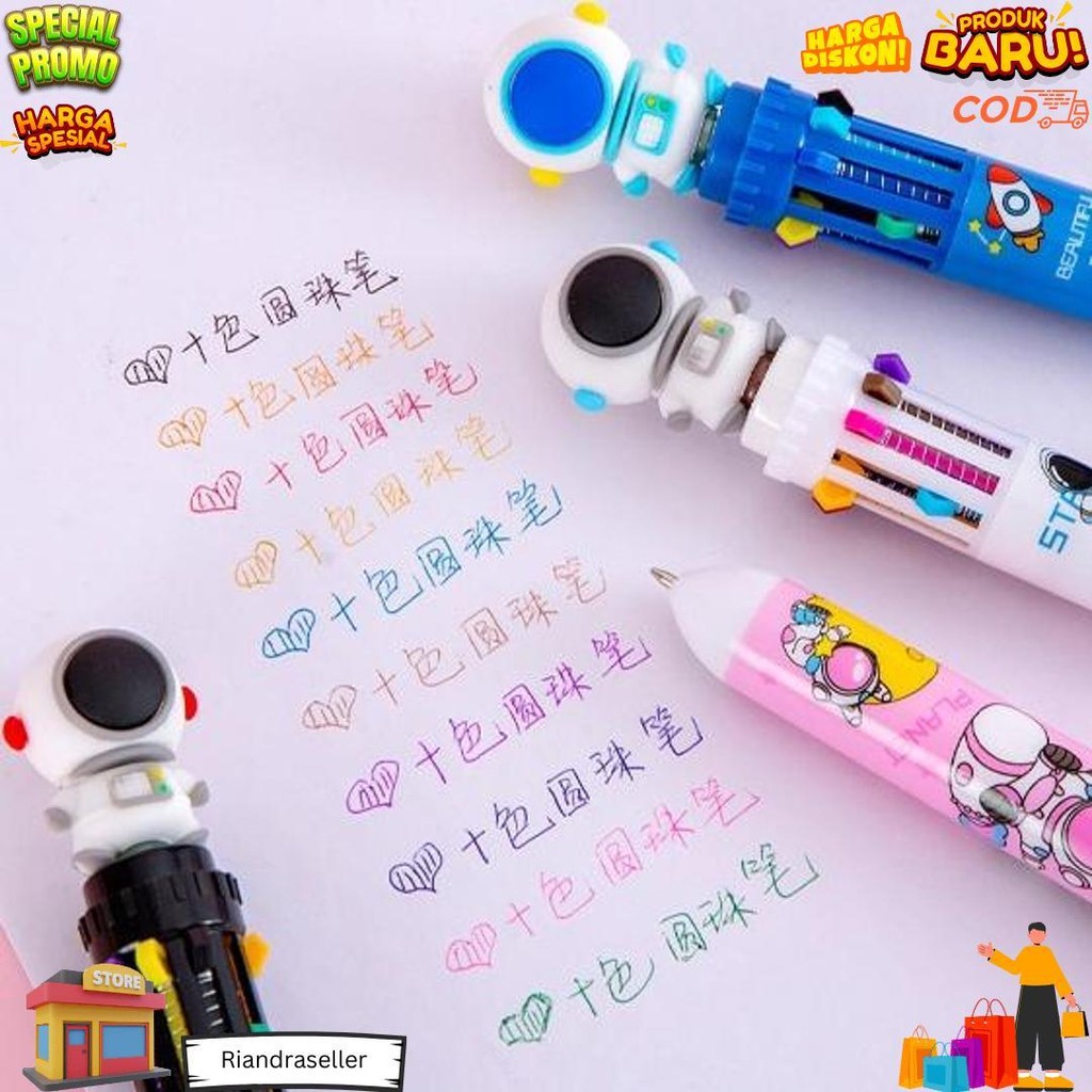 

Viral Pulpen Mekanik 10 Warna Tinta Motif Astronot 3D / Pulpen 10 Warna Motif Astronot Bs D Promo Puncak