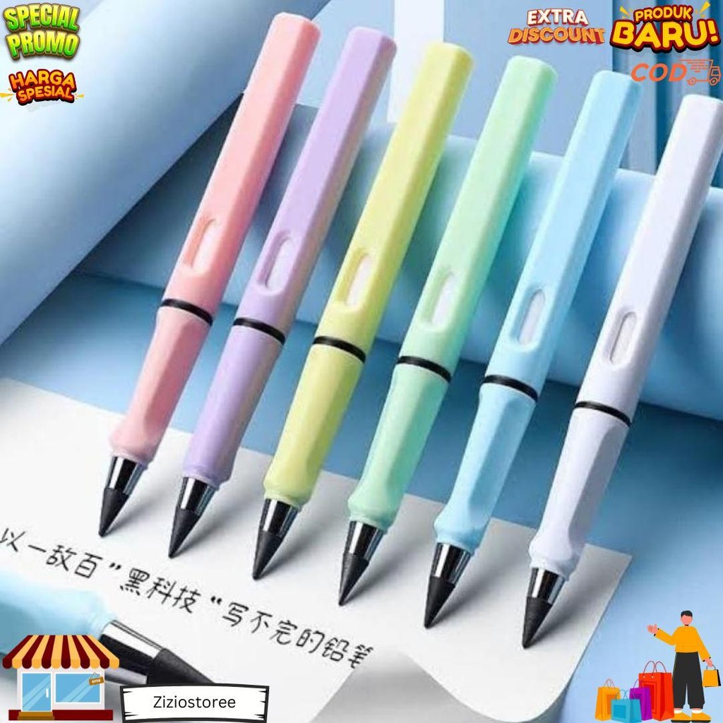 

Yokoso S115 Pensil Eternal + Penghapus Premium Abadi Unlimited Pencil Sketsa Warna D Promo Puncak