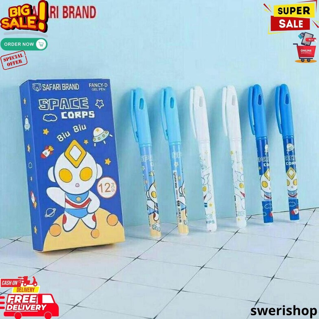 

Pulpen Ipen Gel Labubu (12Pcs) || Bolpoin Gel Apple Karakter D Sale