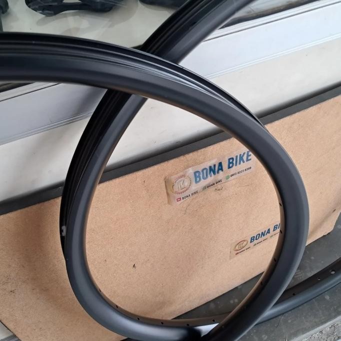 ready  Rims 27.5 inch Patrol Dominate lebar 35mm Black - Velg Sepeda 32H - Pentil presta - rim murah