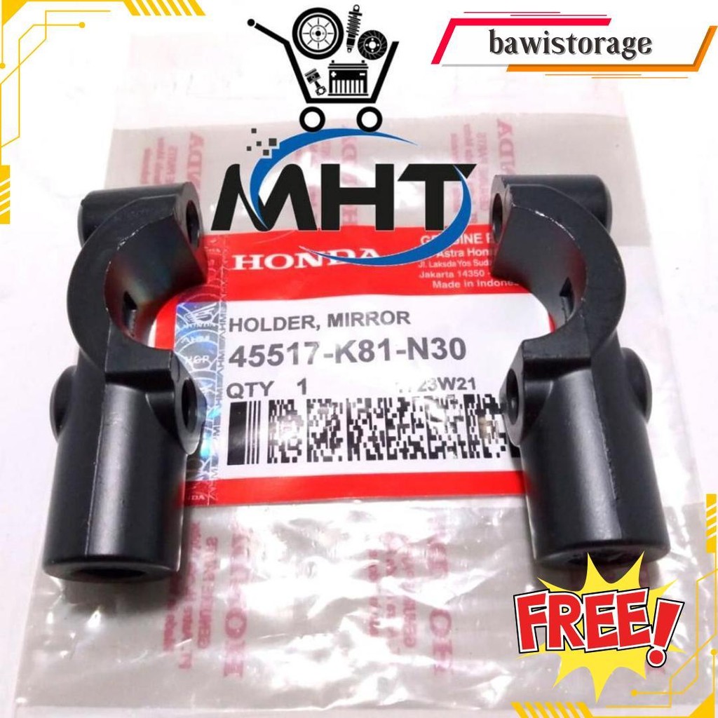 1 Set K81 Dudukan Spion Kanan Kiri Honda Motor Honda Beat Fi Vario Fi Scoopy Fi Genio Beat Street Be