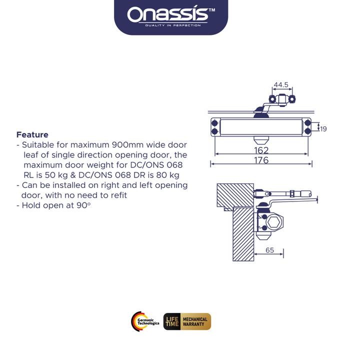 Promo Door Closer Onassis 068 Dr-Sy