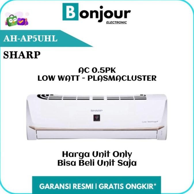 Murah SHARP AH-AP5UHL I AHAP5UHL I AC SHARP LOW WATT 0.5 PK THAILAND Non COD