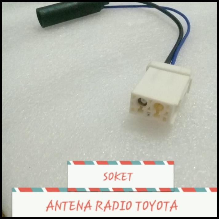 Soket Antena Radio Toyota Kabel Socket Head Unit Tape Mobil Toyota