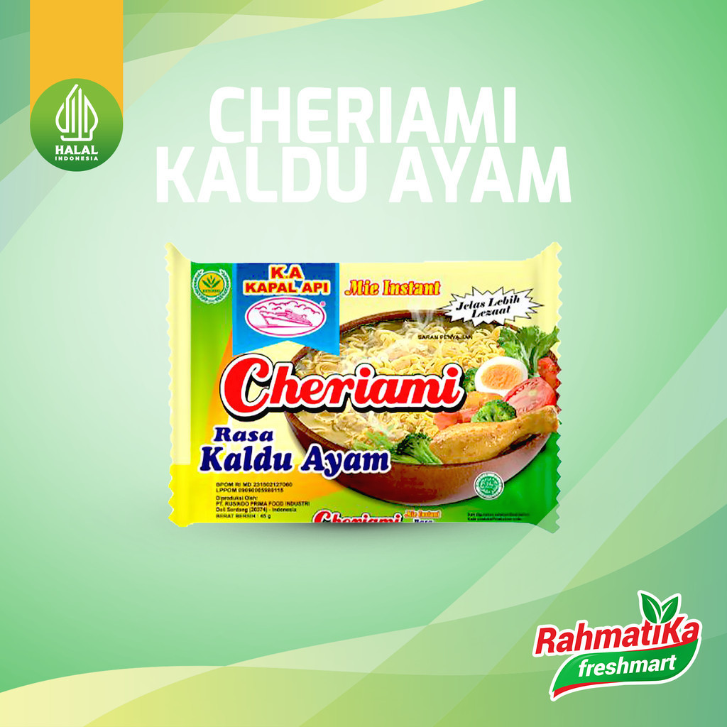 

Cheriami Mi Instan Rasa Kaldu Ayam 1 Pcs