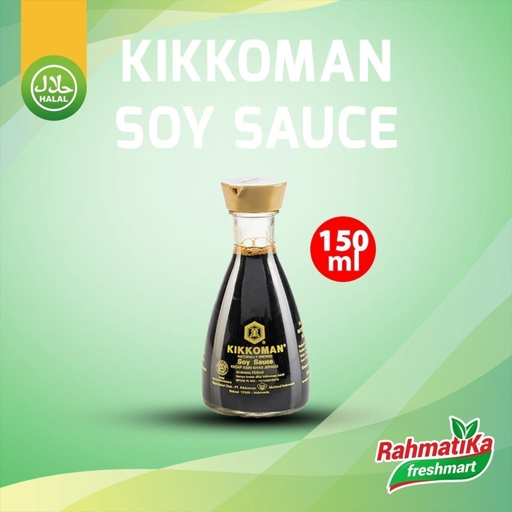 

Kikkoman Soy Sauce Kecap Asin Khas Jepang 150 ml