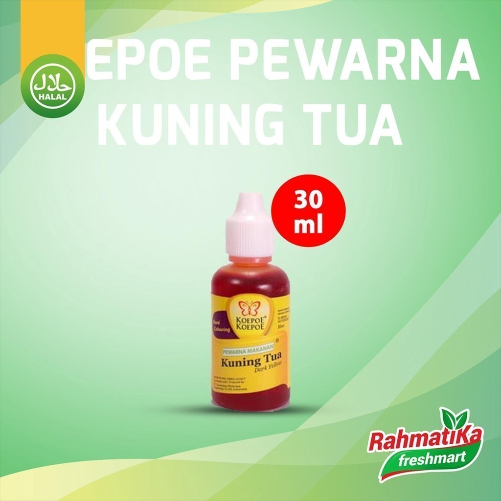 

Koepoe Koepoe Pewarna Makanan Kuning Tua / Dark Yellow 30 ml