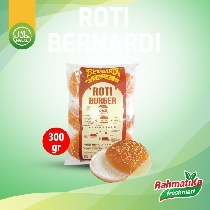

Roti Burger Wijen Bernardi 300 gram