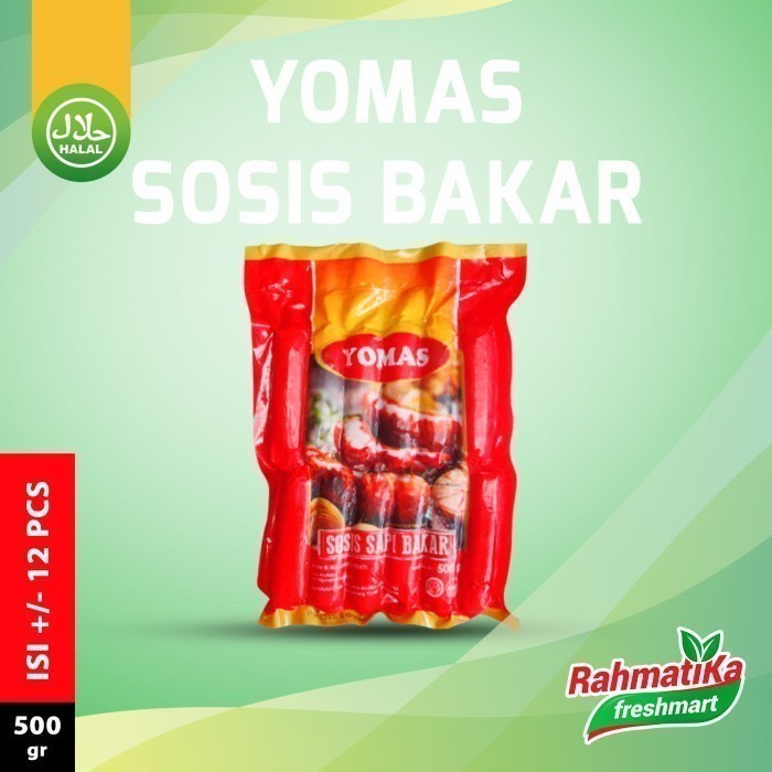 

Yomas Sosis Sapi Bakar 500 gr Isi 12 pcs