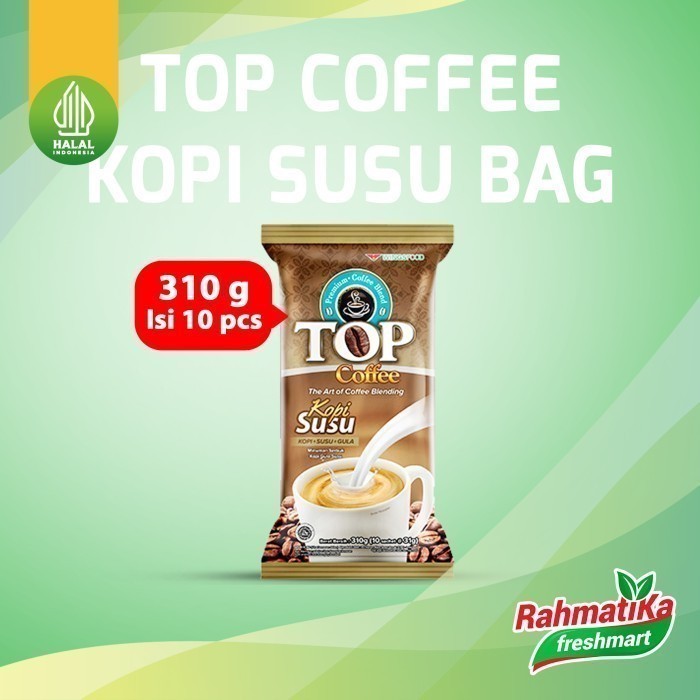 

Top Coffee Kopi Susu 310 gram (Isi 10 Sachet)