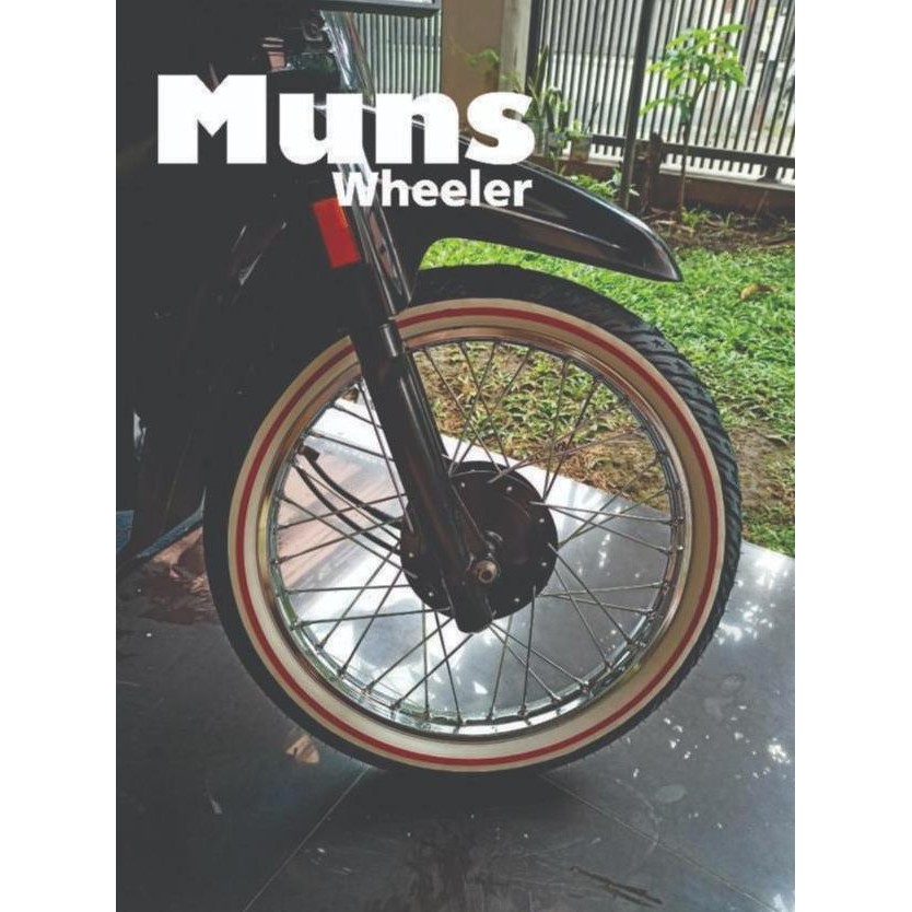 Lis Ban/ Lisban Motor Velg Ring 17 Warna Putih/Merah/Biru/Hitam Original Dan Terpercaya