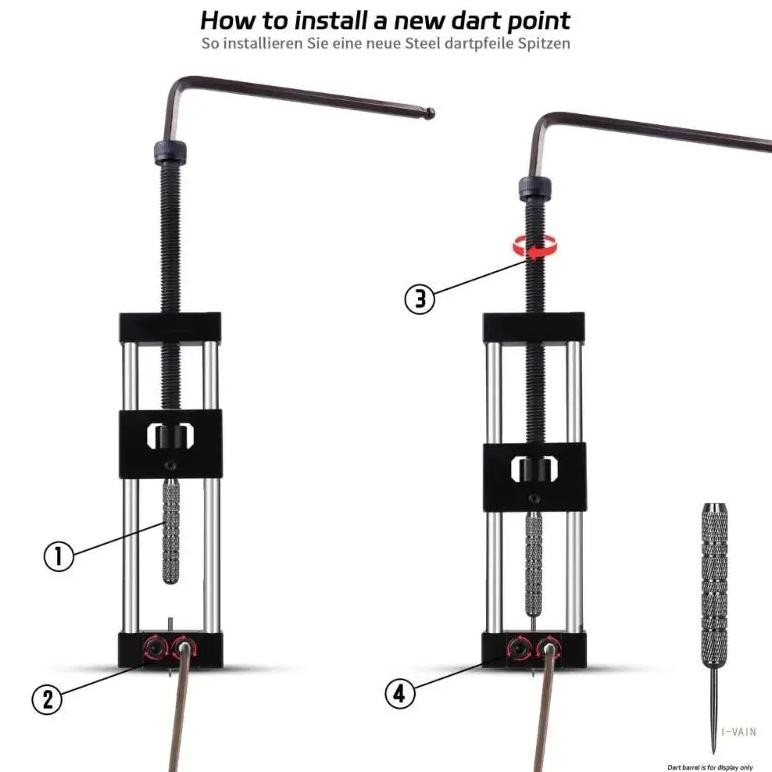 PREORDER M5TC PROFESSIONAL DARTS NEEDLE REPLACEMENT AND EXTRACTOR TOOL SET FOR DARTS ENTHUSIASTS IRO