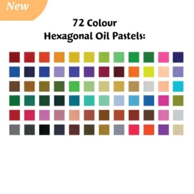

Baru Crayon 72 Warna Faber Castell / Hexagonal Oil Pastel 72 Faber Castell Premium