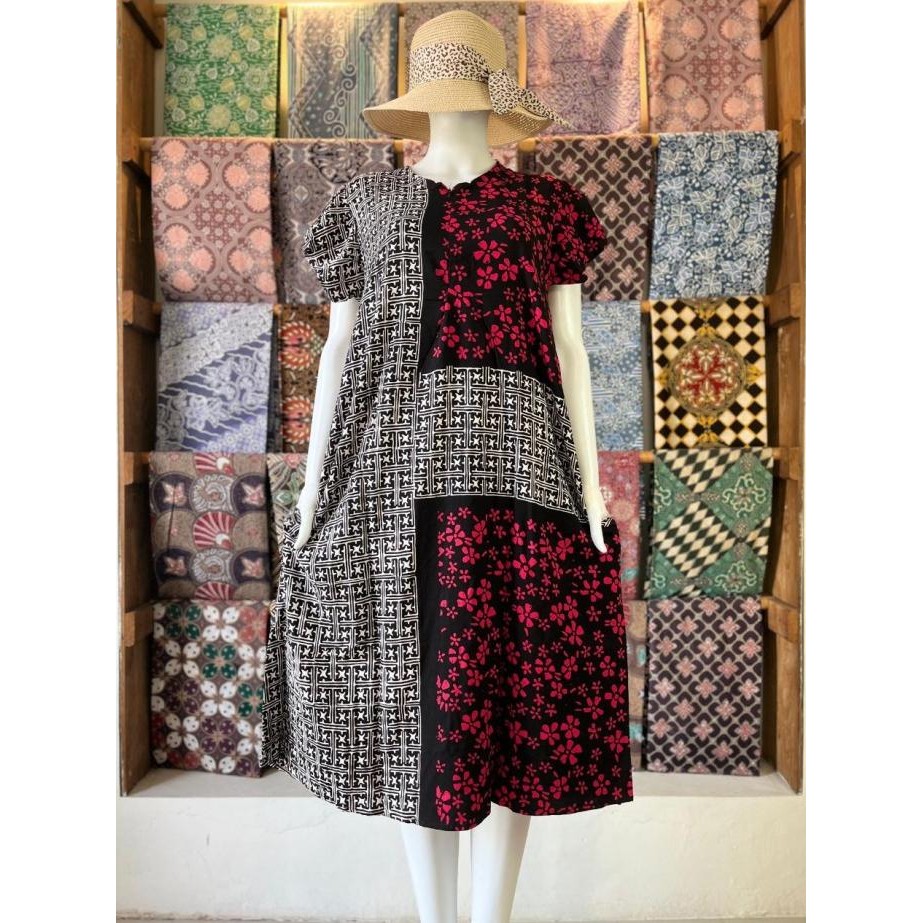 Daster YCS Cabutan ld 110 pb 115 rayon premium candi mekar daily dress batik wanita pekalongan homed