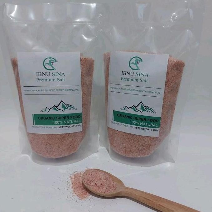 

Garam himalaya ibnu sina Asli Original Premium 1 kg Himalayan Pink salt Original Premium Bahan Natural Organik Alami